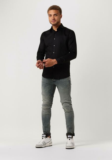 Zwarte GENTI Klassiek overhemd S0004-1109 - large