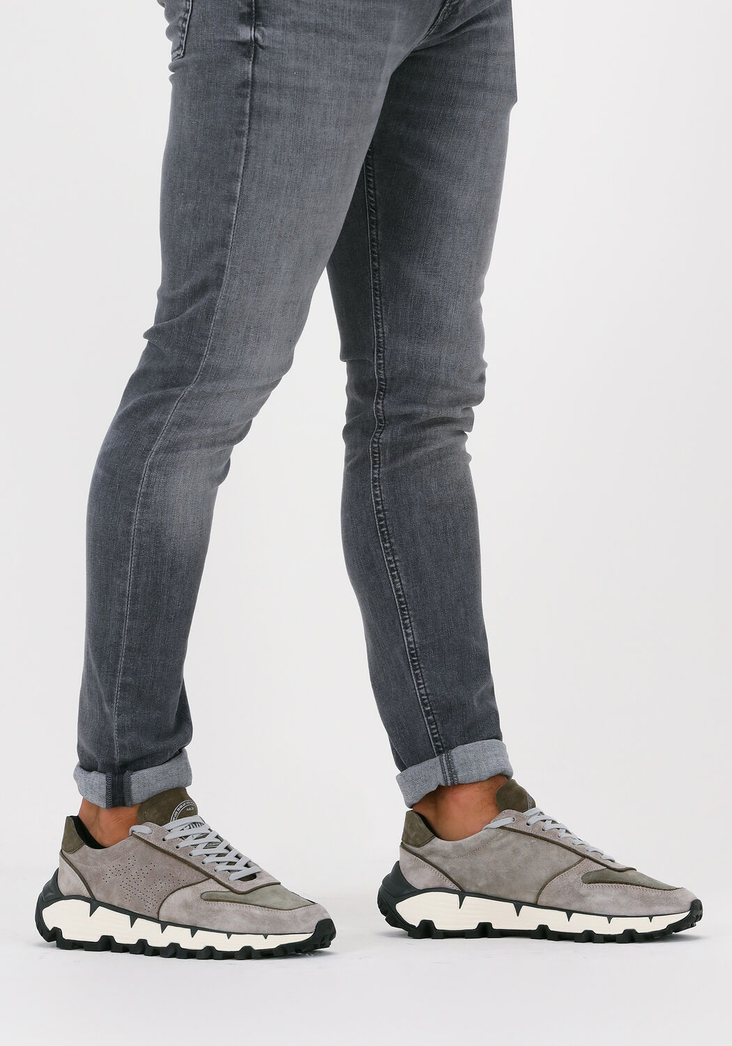grijze p448 lage sneakers jackson heren