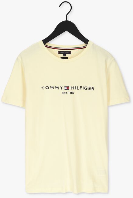 Gele TOMMY HILFIGER T-shirt TOMMY LOGO TEE - large