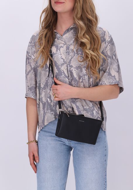 Zwarte MATT & NAT Schoudertas TRIPLET Zwarte MATT & NAT Schoudertas TRIPLET - large