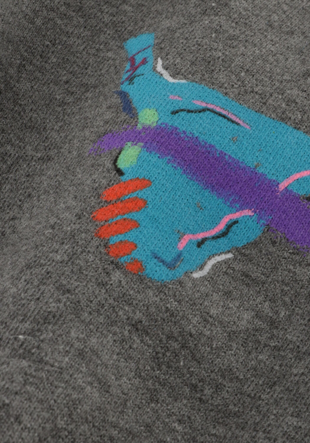 Grijze ALIX MINI Joggingbroek KNITTED MULTICOLOUR JOGGER - large