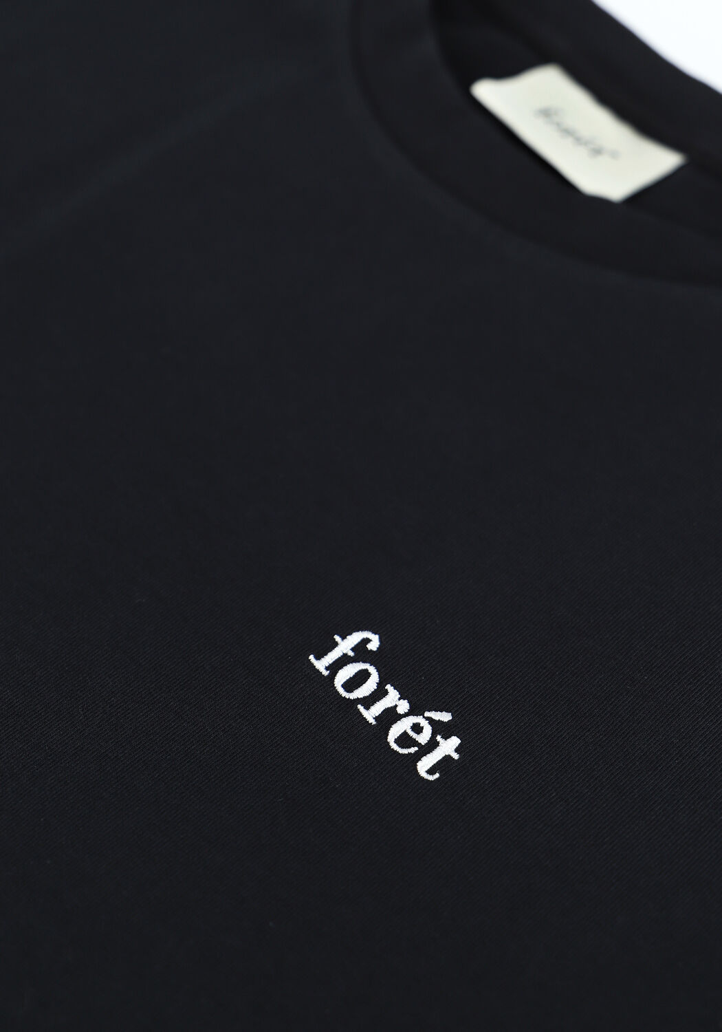 Zwarte FOR&Eacute;T T-shirt AIR T-SHIRT - large