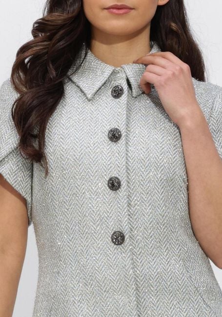 Lichtblauwe BRUUNS BAZAAR Mini jurk CONEBBZENDIA DRESS - large