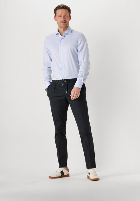 Lichtblauwe PROFUOMO Klassiek overhemd NOAH FINE TWILL NON-IRON - large