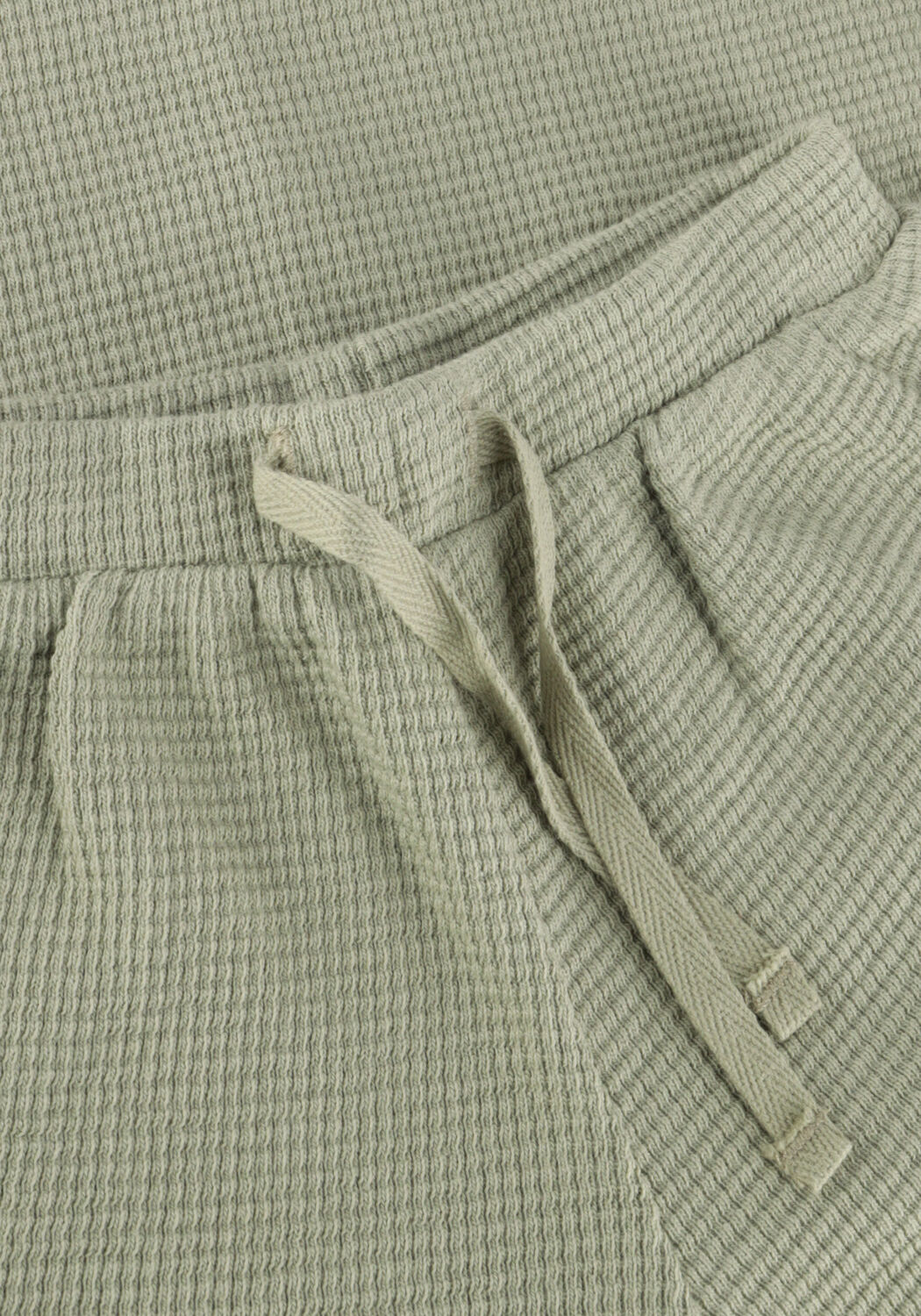 Olijf QUINCY MAE Boxpakken WAFFLE TEE + SHORT SET SAGE - large