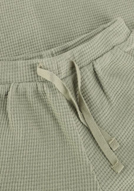 Olijf QUINCY MAE Boxpakken WAFFLE TEE + SHORT SET SAGE - large
