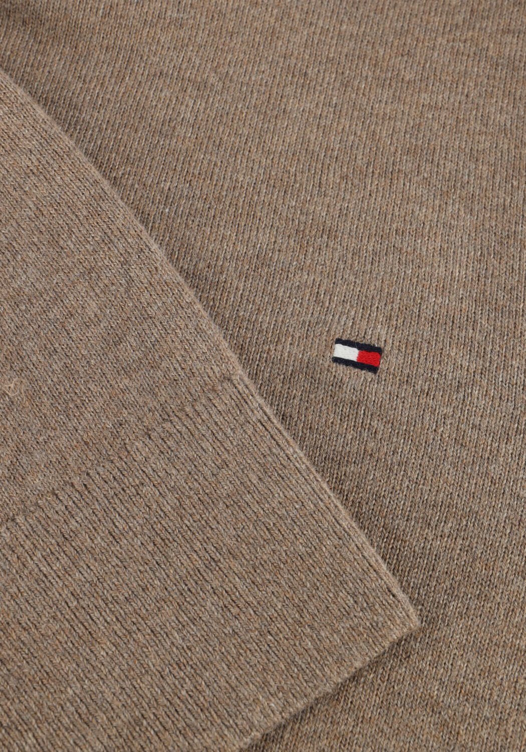 Camel TOMMY HILFIGER Trui PIMA ORG CTN CASHMERE CREW NECK - large