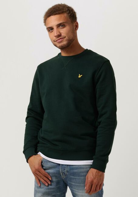 Groene LYLE & SCOTT Trui CREW NECK SWEATSHIRT - large