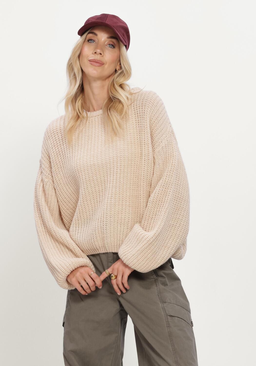 Beige AMERICAN VINTAGE Trui CYROW - large