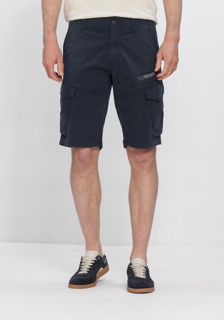Donkerblauwe PME LEGEND Korte broek NORDROP CARGO SHORTS STRETCH TWILL - large
