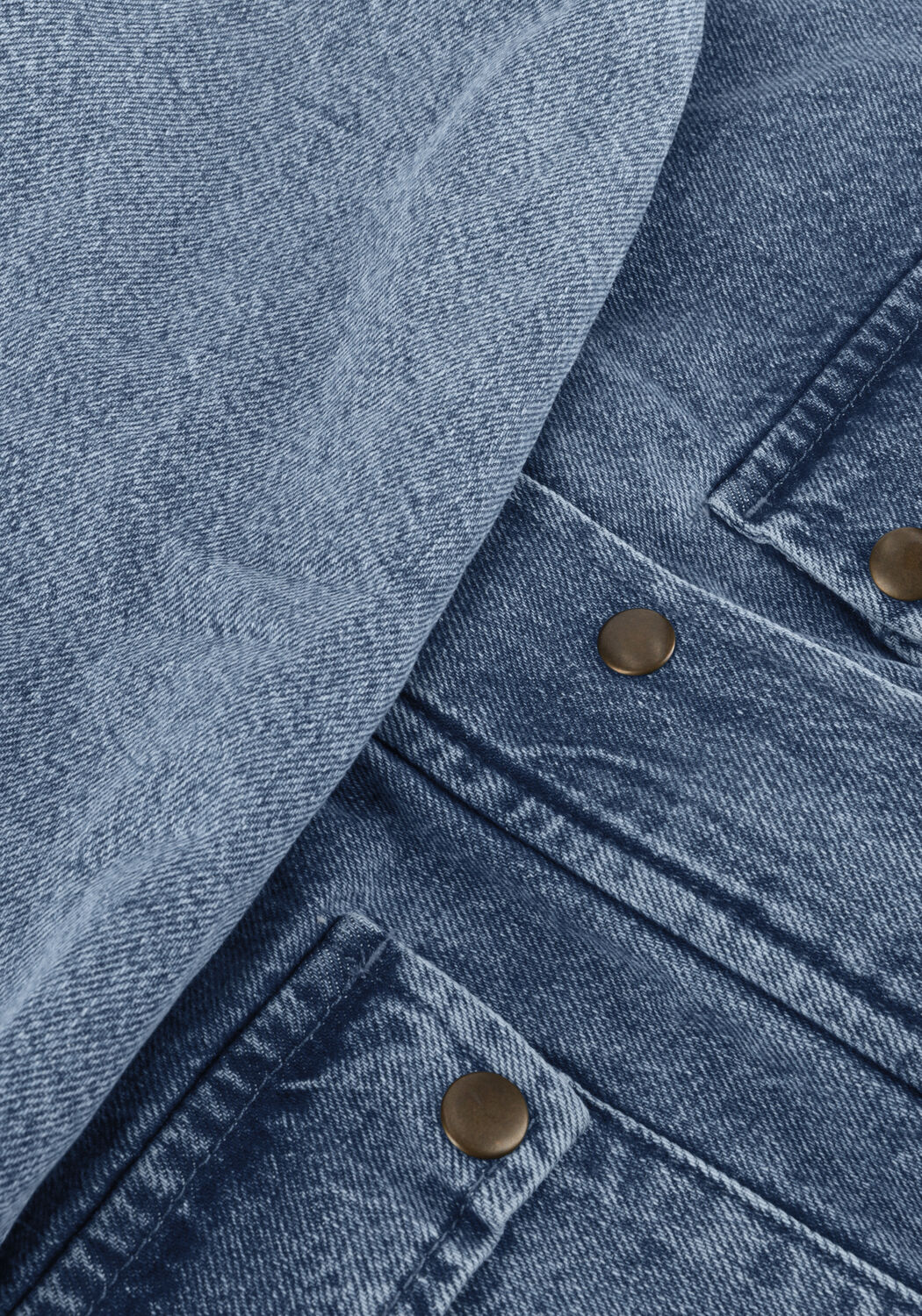 Blauwe BY-BAR Jassen MAGGIE DENIM JACKET - large