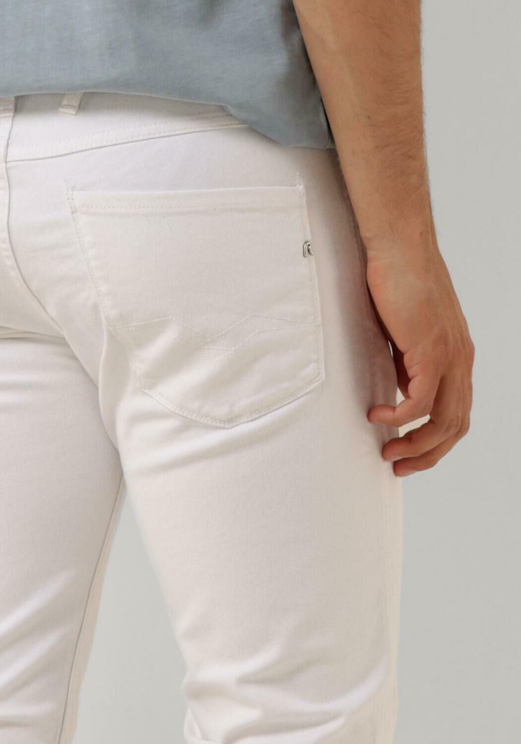 REPLAY Heren Jeans Anbass Pants Wit