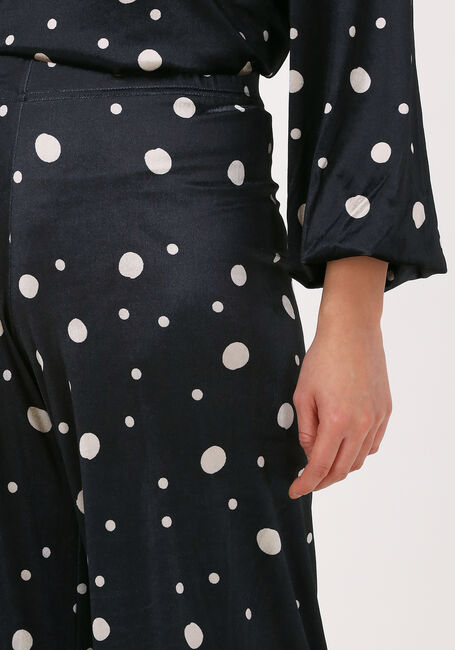 Zwarte HUNKON Wijde broek MADDIE TROUSERS - large