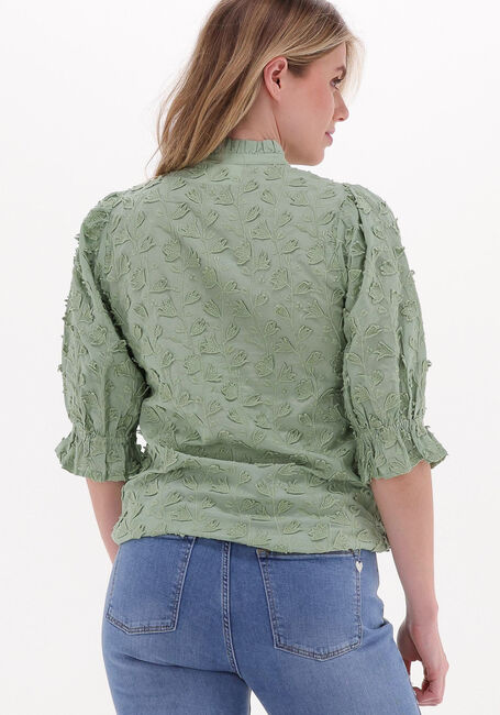 Groene FABIENNE CHAPOT Blouse MEGGIE SHORT BLOUSE - large