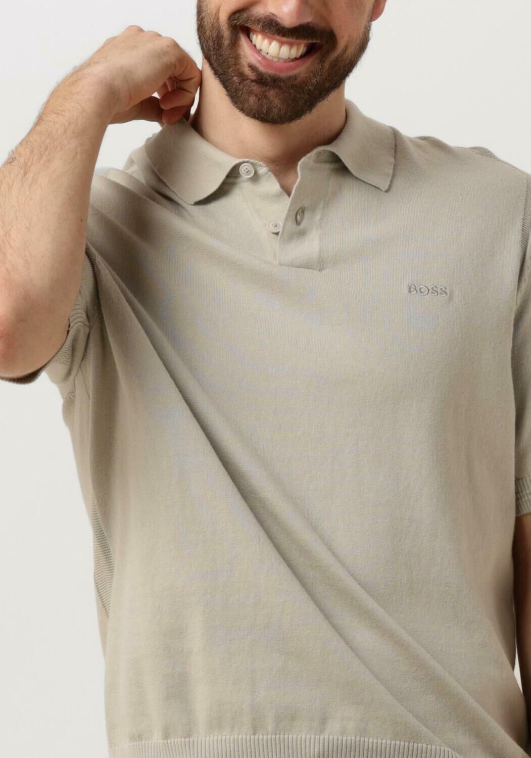 BOSS ORANGE Heren Polo's & T-shirts Asac_p Beige