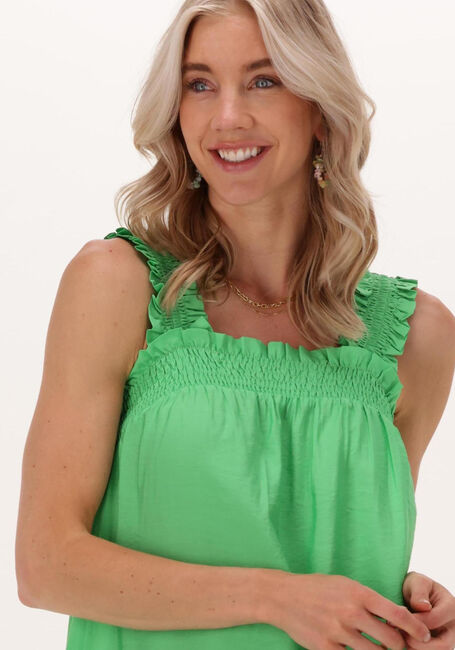 Groene CO'COUTURE Midi jurk CALLUM SMOCK STRAP DRESS - large