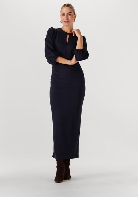 Donkerblauwe AAIKO Maxi jurk ABYGAIL VIS 436 - large