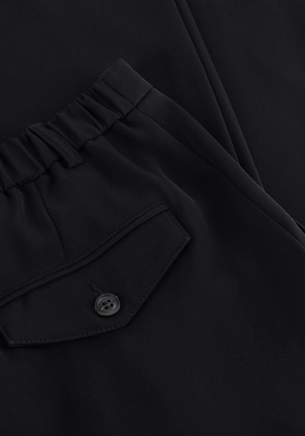 Zwarte SUMMUM Wijde broek TROUSERS WIDE FLUID - large