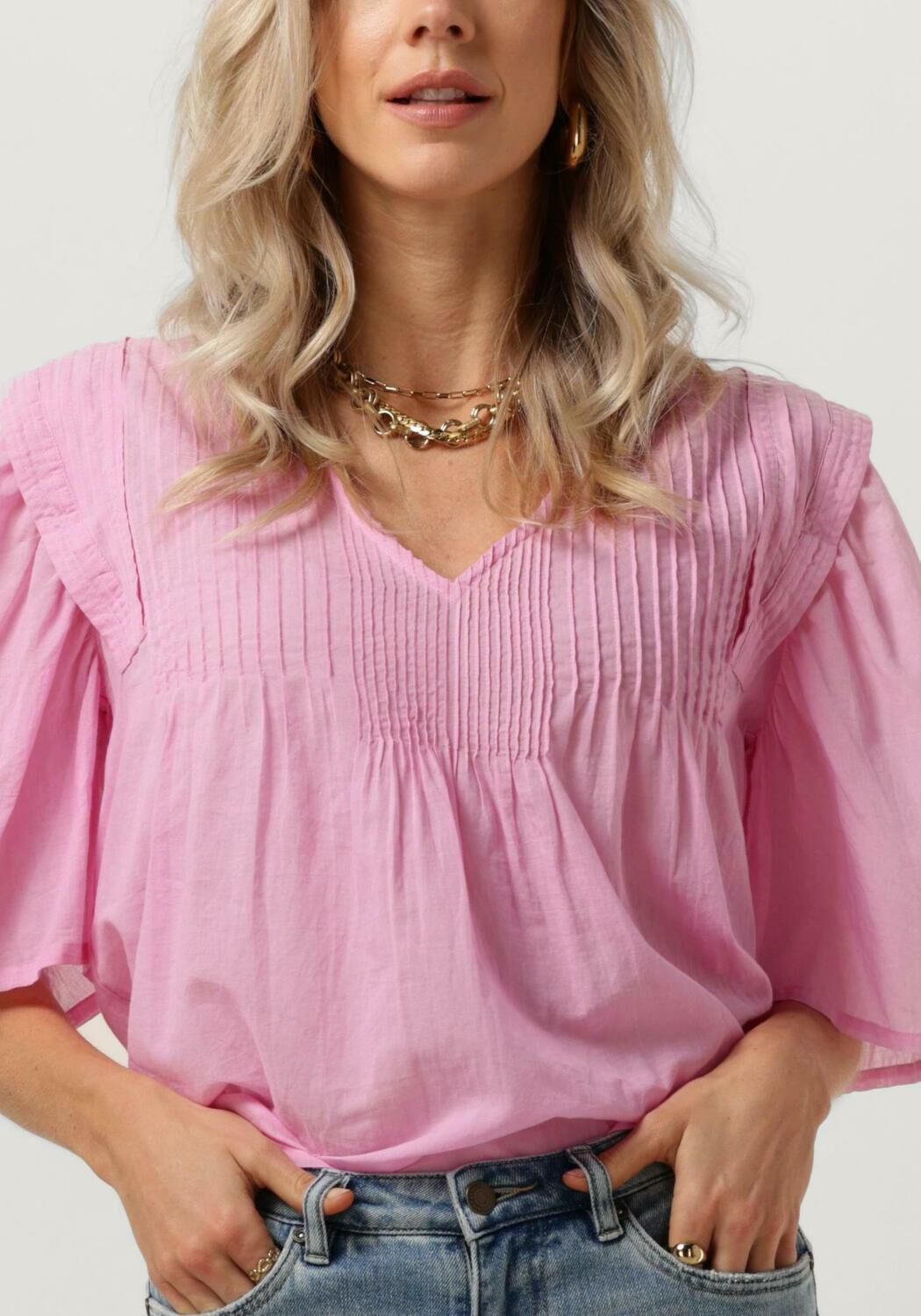 CIRCLE OF TRUST Dames Tops & T-shirts Terri Blouse Roze