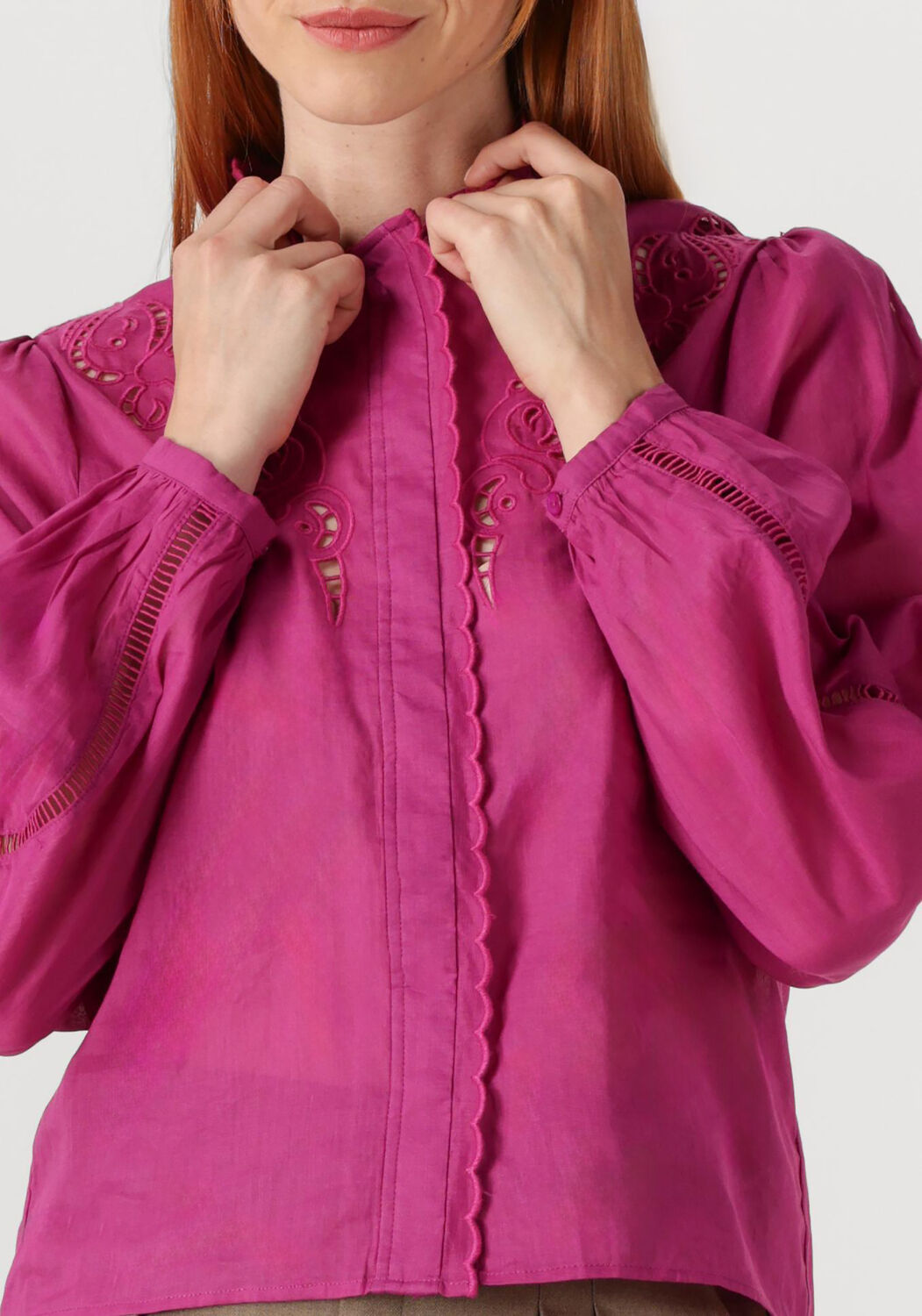 SUNCOO Dames Blouses Leony Fuchsia