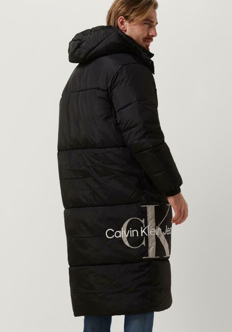 Zwarte CALVIN KLEIN Gewatteerde jas ESSENTIALS NON DOWN LONG JACKET - large