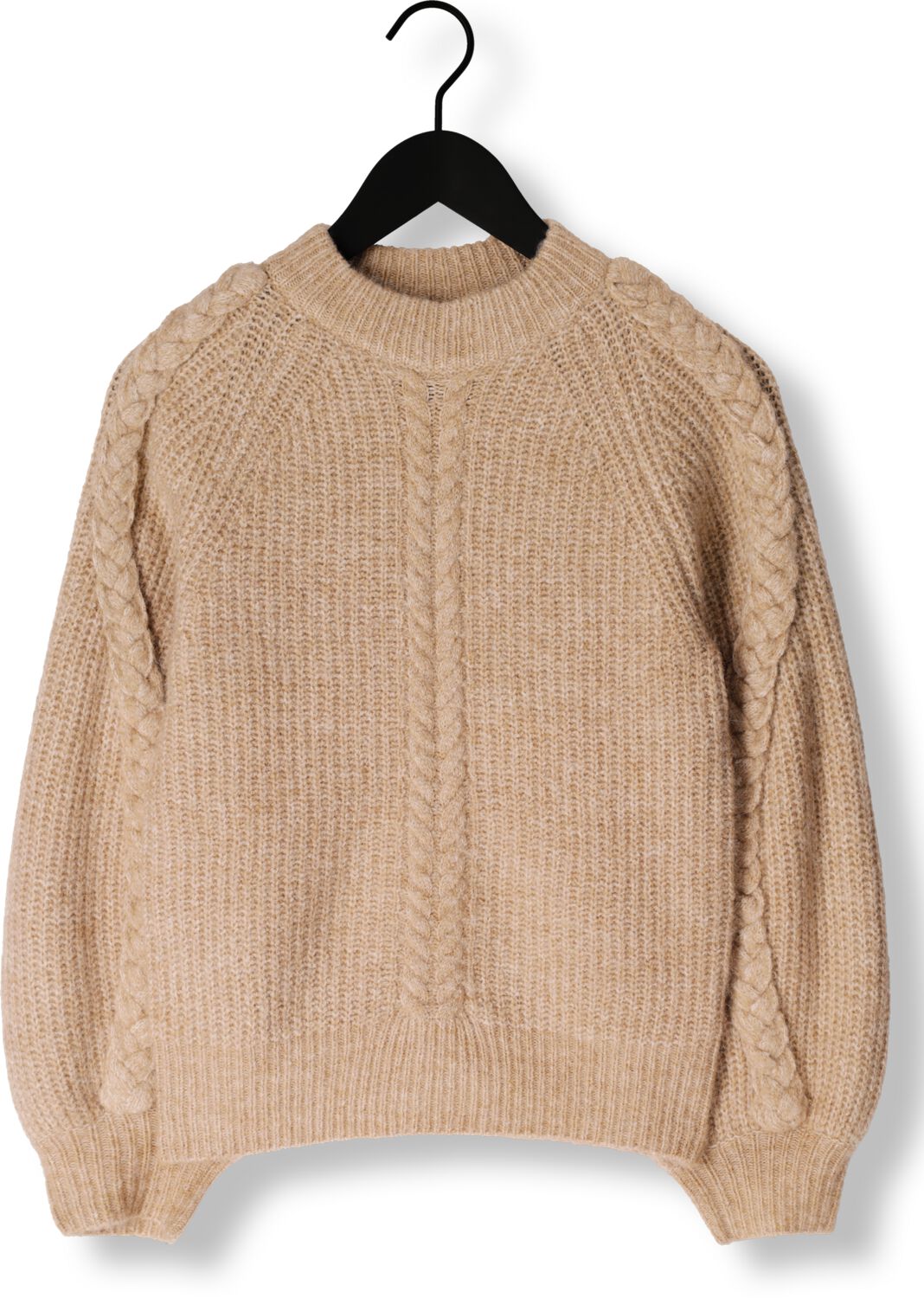 OBJECT Dames Truien & Vesten Objruna Knit L s Re Pullover Bruin