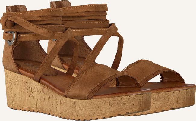 Cognac OMODA Sandalen met hak 722007 Cognac OMODA Sandalen met hak 722007 - large