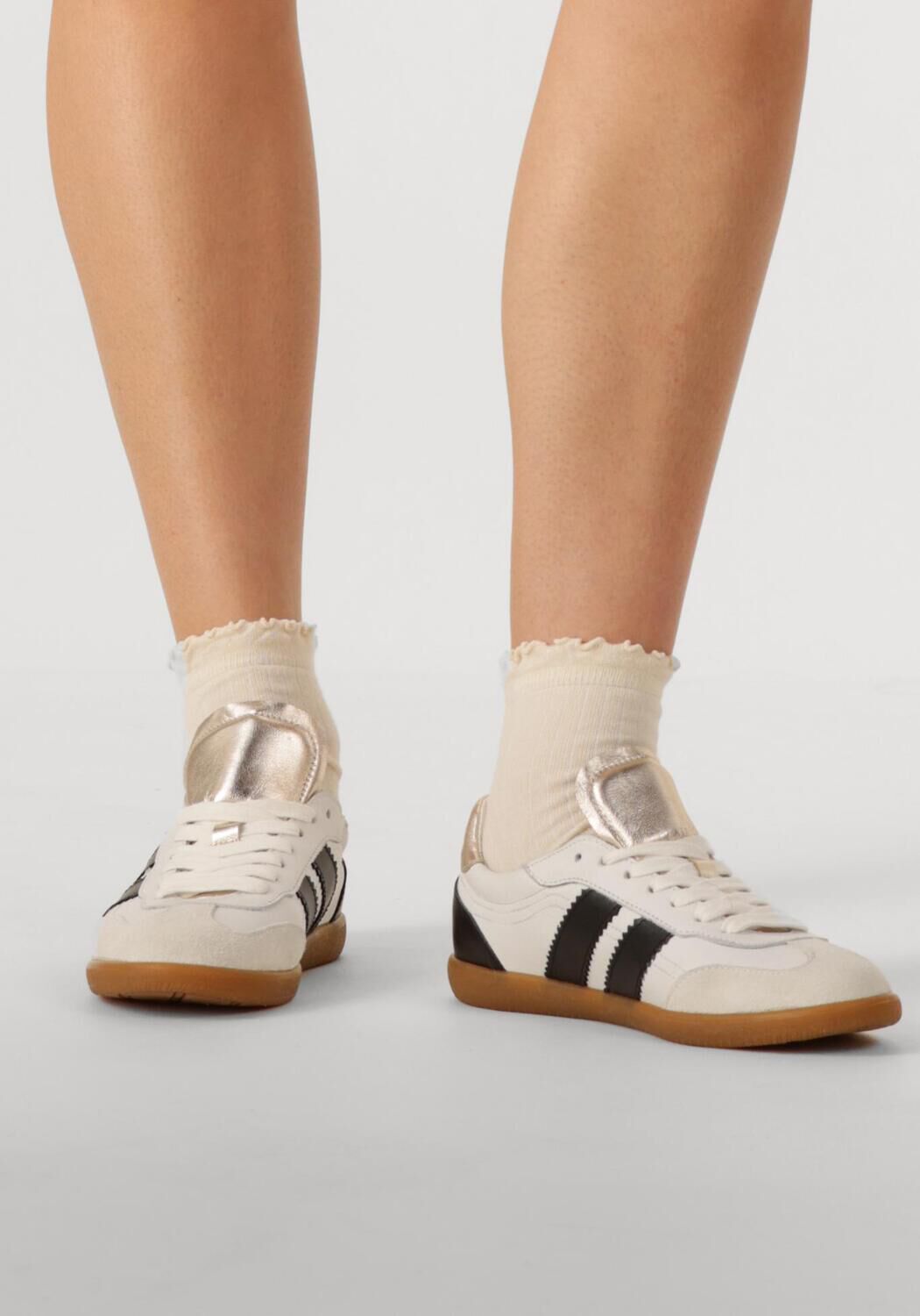 Witte STEFANO LAURAN Lage sneakers 1WHITE101 - large