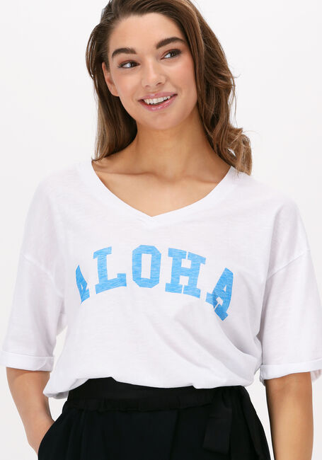 Witte 10DAYS T-shirt TEE SLUB - large