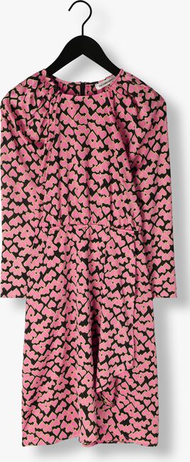 Roze CO'COUTURE Midi jurk FLASHY HEART DRESS - large