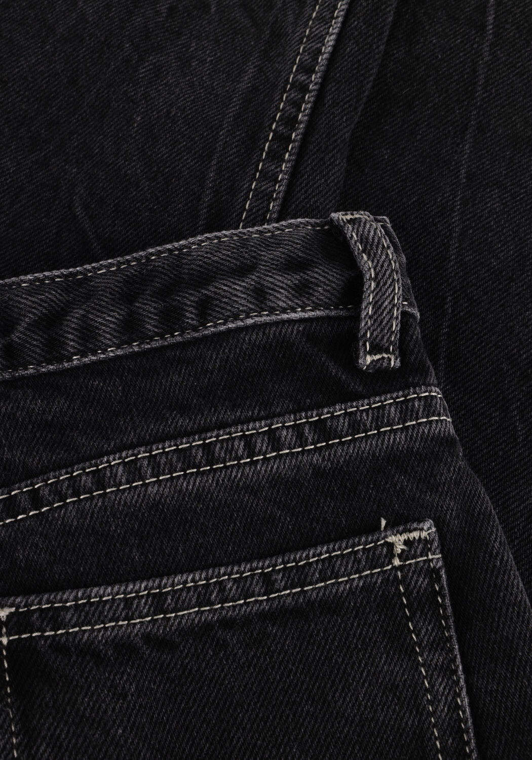 Zwarte AMERICAN VINTAGE Straight leg jeans YOPDAY-B - large