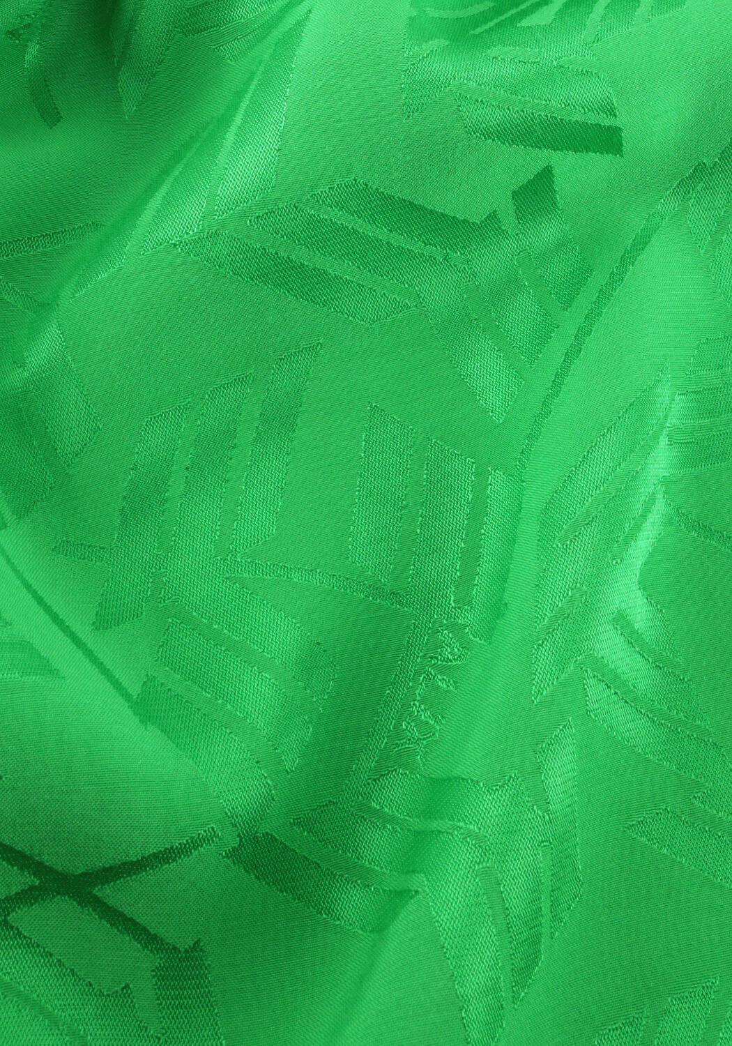 Groene ALIX THE LABEL Mini jurk LADIES WOVEN JACQUARD BLOUSE DRESS - large