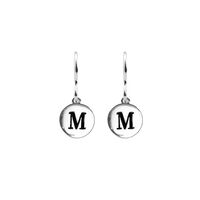 Zilverkleurig ATLITW STUDIO Oorbellen CHARACTER EARRINGS LETTER SILV Zilverkleurig ATLITW STUDIO Oorbellen CHARACTER EARRINGS LETTER SILV - medium