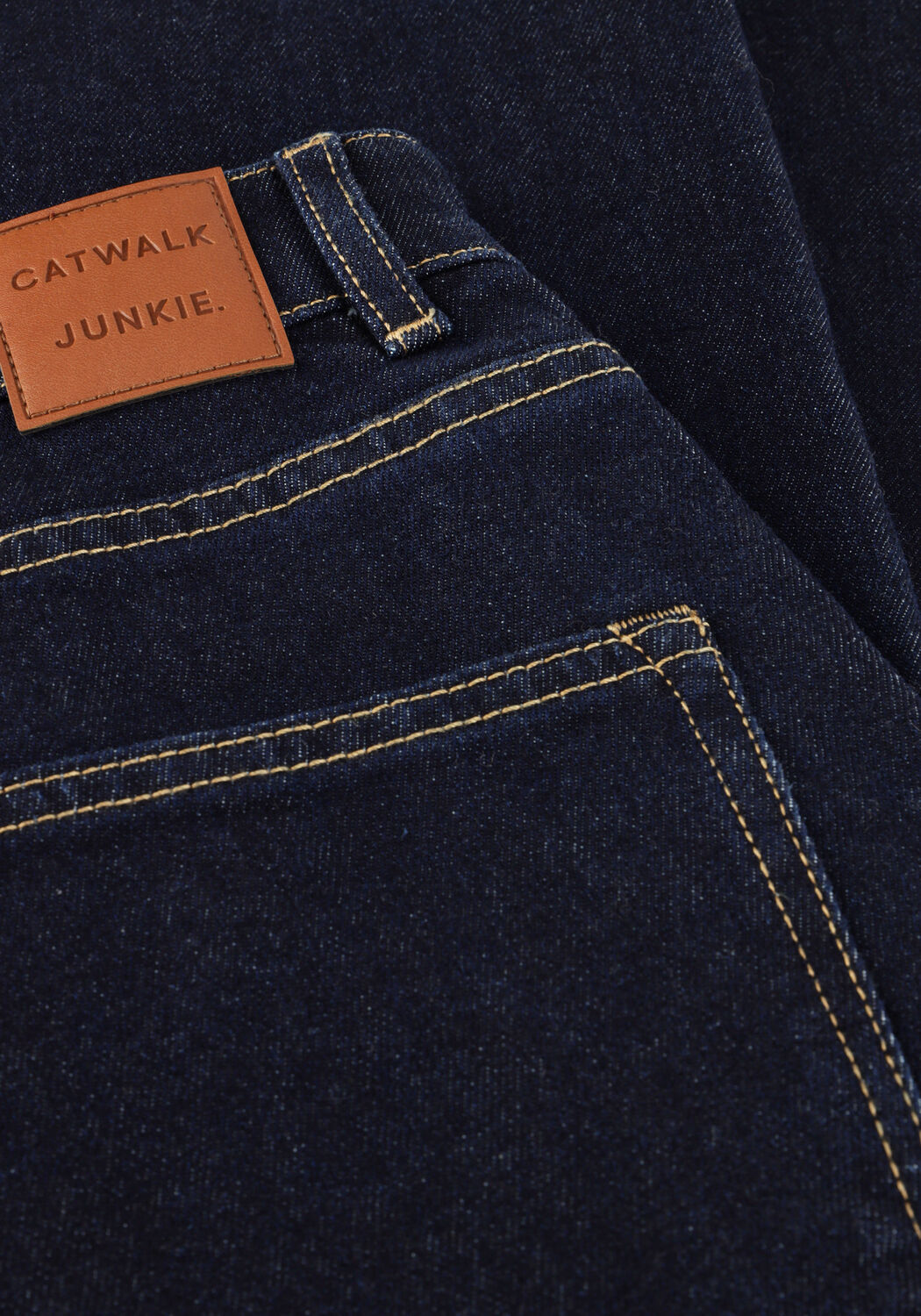 Donkerblauwe CATWALK JUNKIE Wide jeans LOOSE FIT JEANS - large