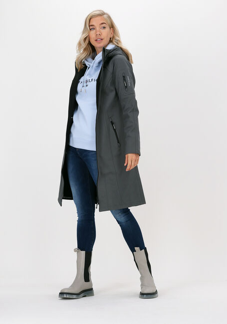 Lichtblauwe TOMMY HILFIGER Sweater REGULAR HILFIGER HOODIE - large