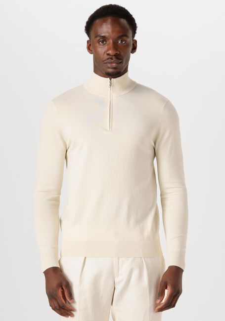 Ecru PROFUOMO Trui PULLOVER HALF ZIP - large