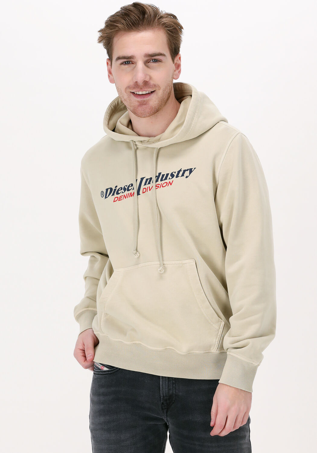 ecru diesel sweater s ginn hood ind