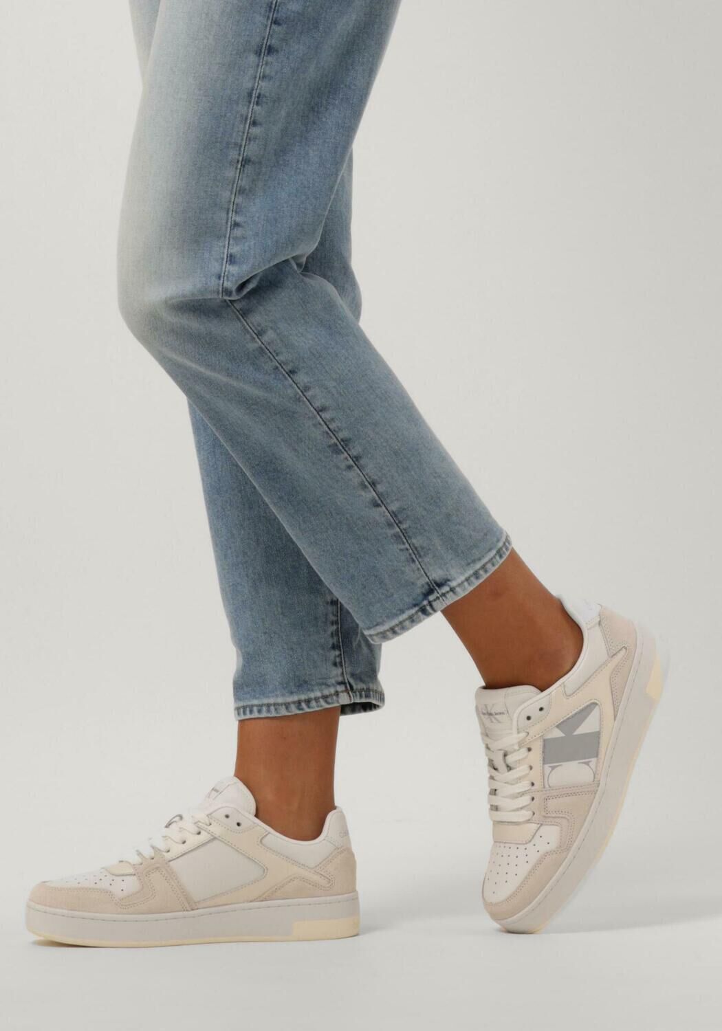 Witte CALVIN KLEIN Lage sneakers BASKET CUPSOLE WOMEN - large