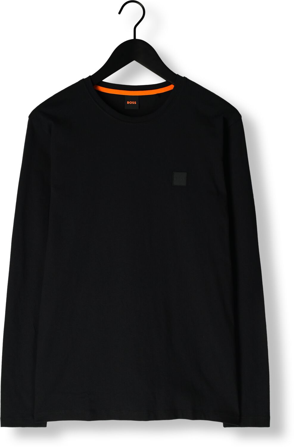 BOSS ORANGE Heren Polo's & T-shirts Tacks Zwart