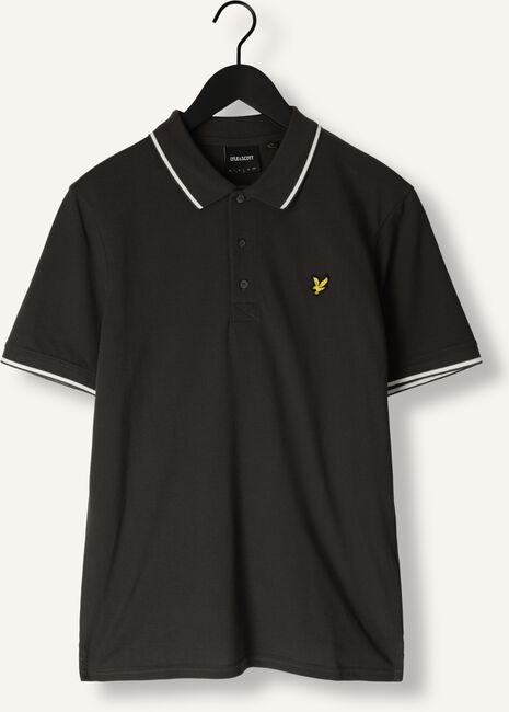 Donkergrijze LYLE & SCOTT Polo TIPPED POLO SHIRT Donkergrijze LYLE & SCOTT Polo TIPPED POLO SHIRT - large