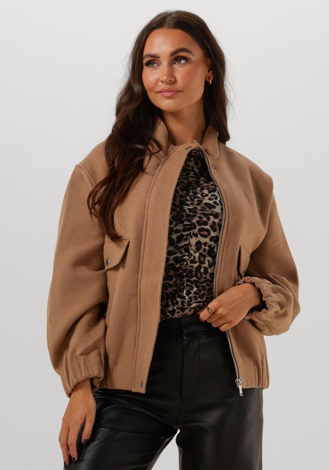 SELECTED FEMME Dames Jassen Slfselma Bomber Jacket Camel