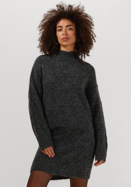 Donkergrijze NEO NOIR Trui PAULINA FLUFFY KNIT BLOUSE - large