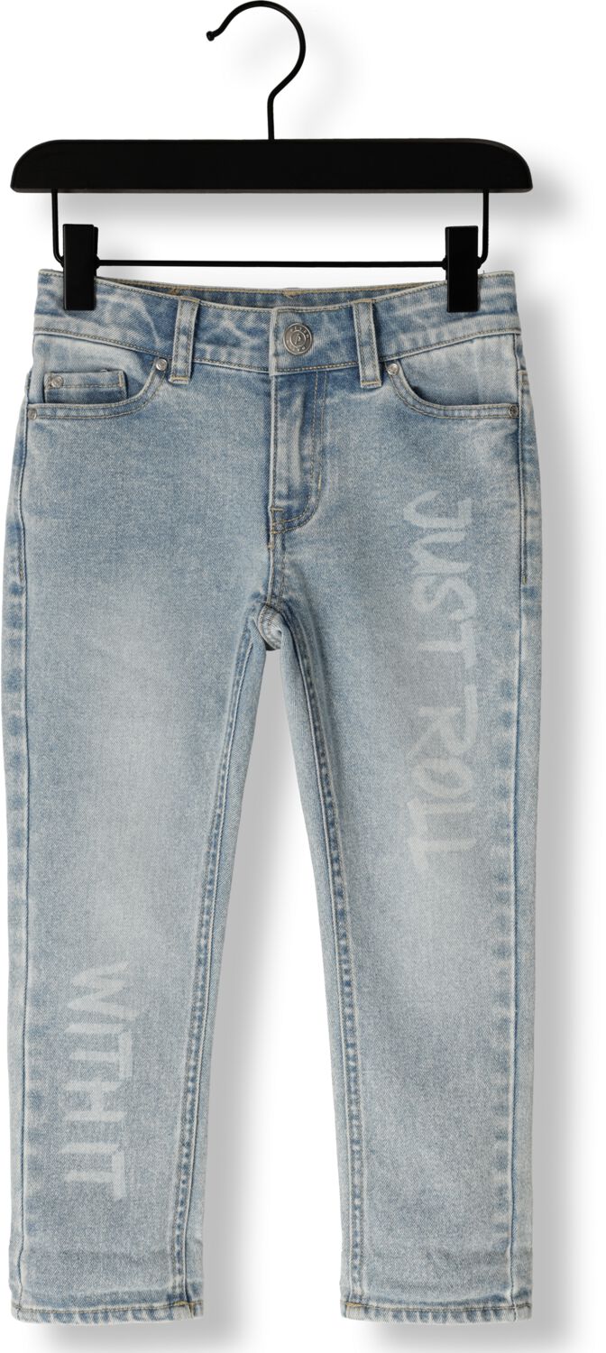 DAILY7 Jongens Jeans 2600 Straight Fit Printed Lichtblauw