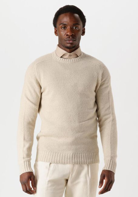 Beige PROFUOMO Trui PULLOVER CREW NECK - large