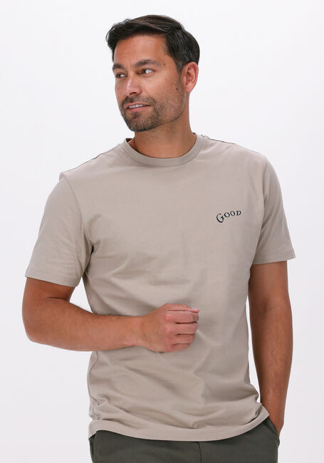 Beige THE GOODPEOPLE T-shirt TEX - large