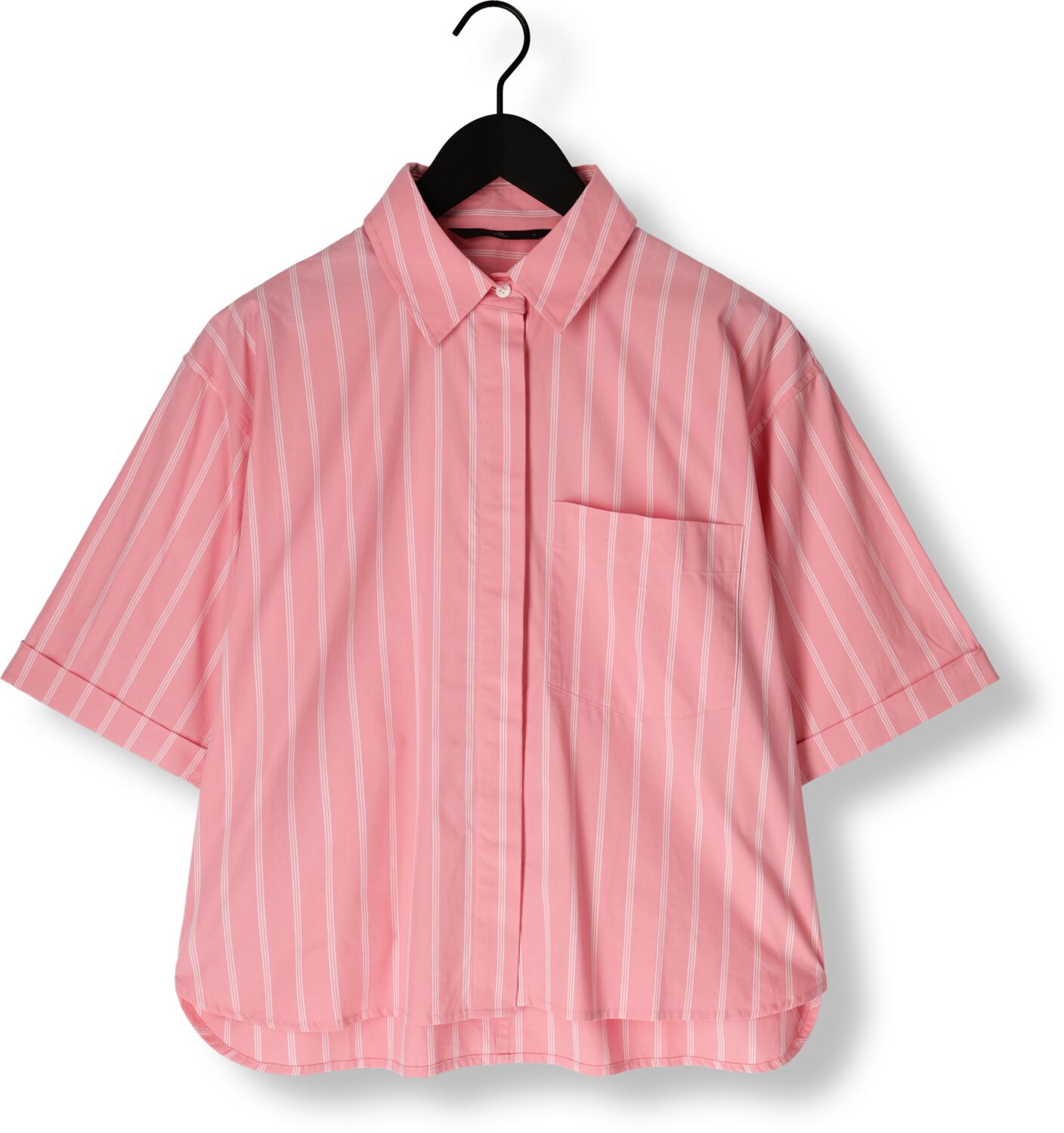 WITHBLACK Dames Blouses Wblgunilla Stripe Shirt Roze