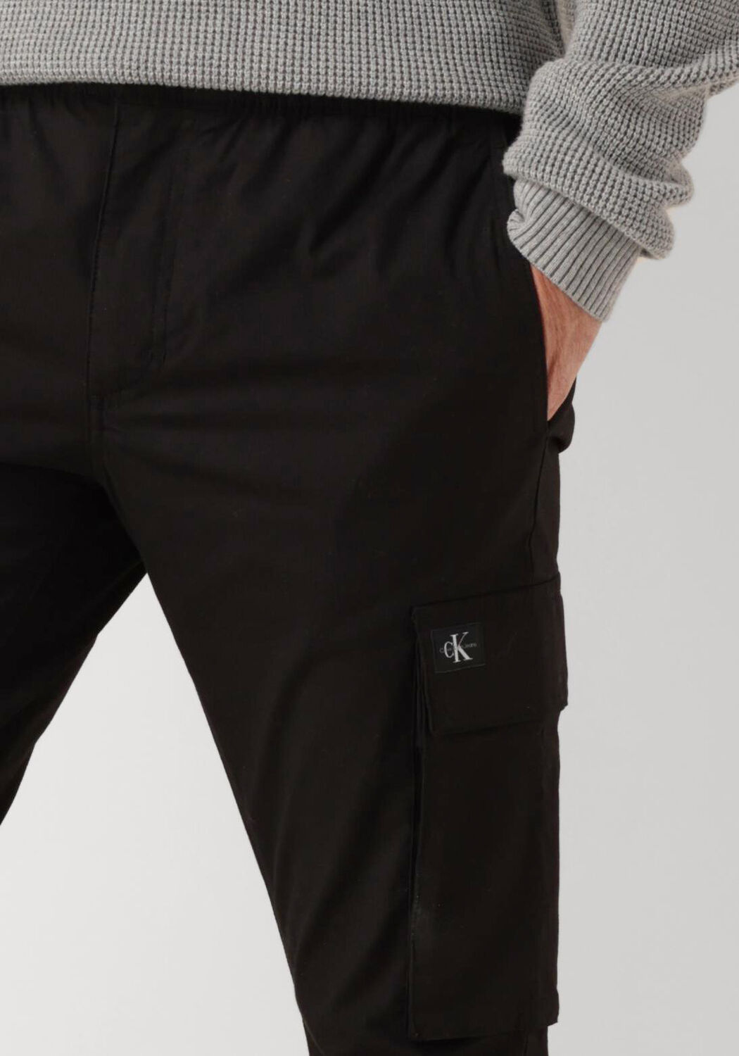 CALVIN KLEIN Heren Broeken Skinny Cargo Zwart