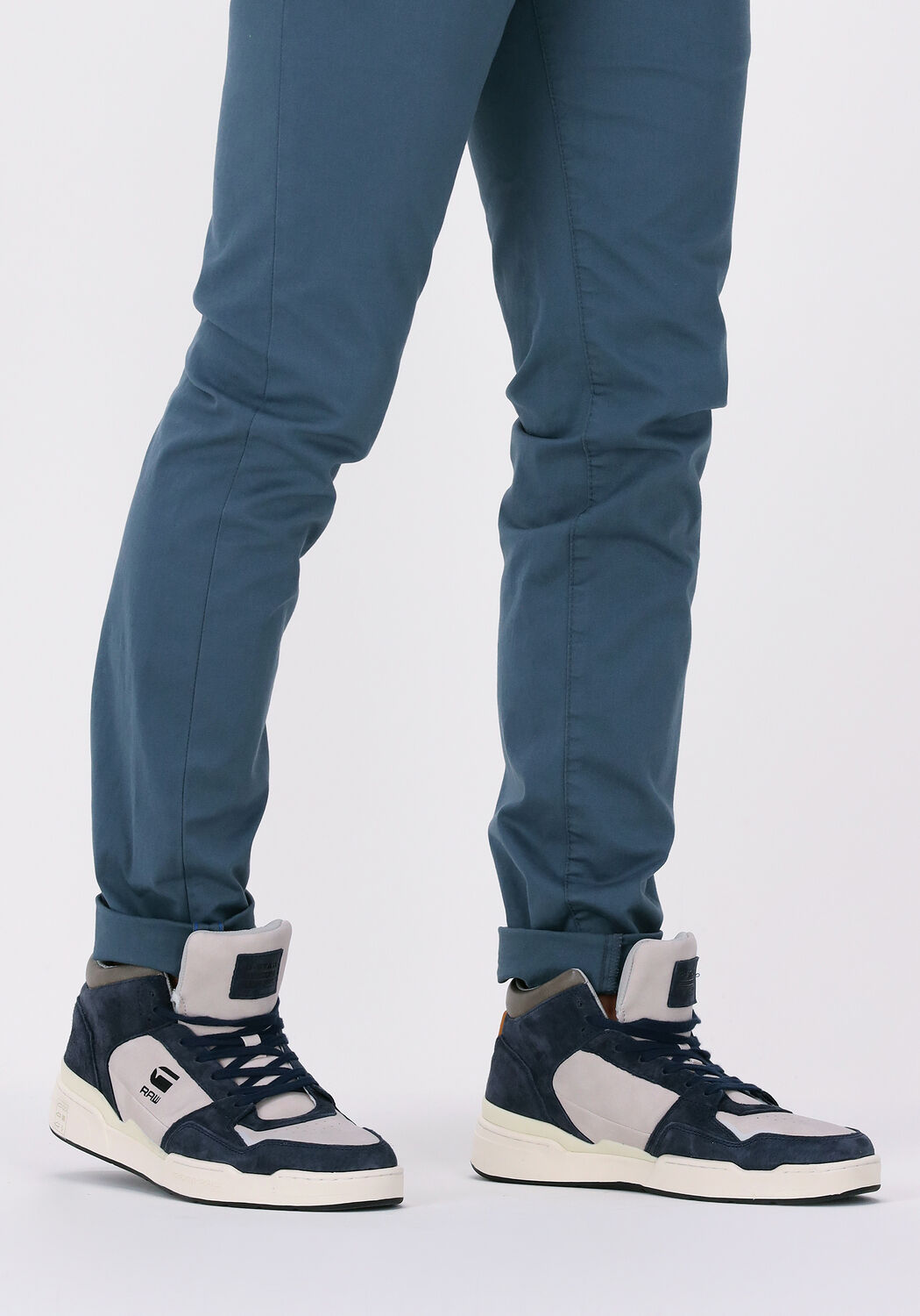 Blauwe G-STAR RAW Hoge sneaker ATTACC MID NUB M | Omoda