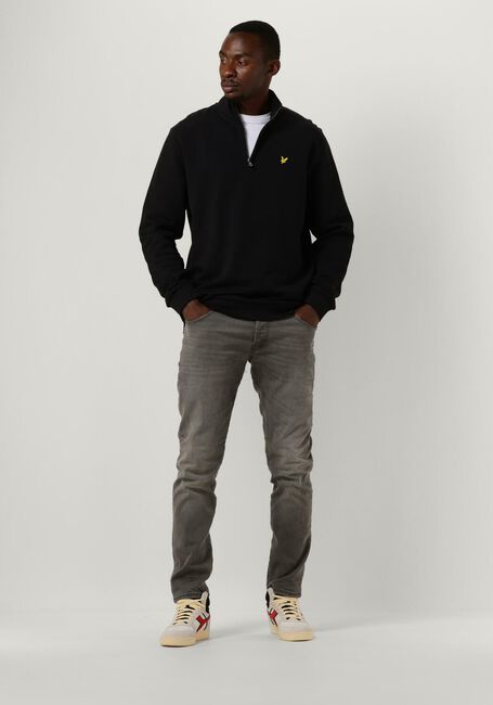 Zwarte LYLE & SCOTT Sweater QUARTER ZIP SWEAT - large