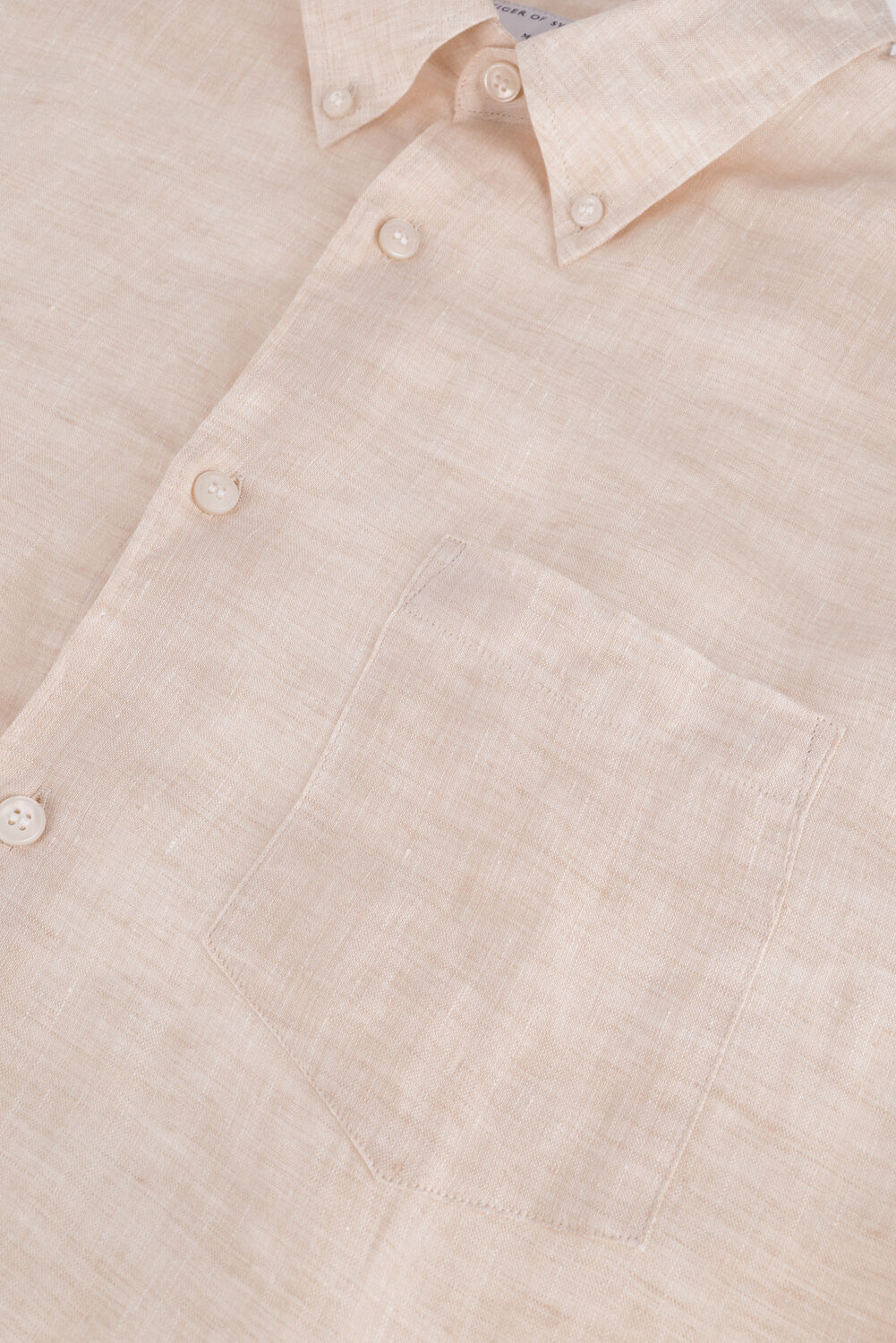 Creme TIGER OF SWEDEN Casual overhemd LINNEN SANKT 2005 - large